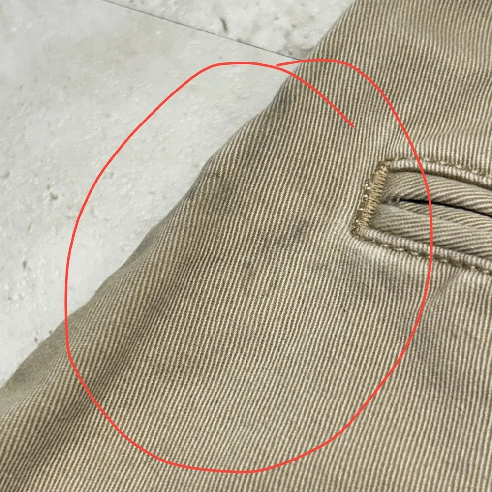 Polo Ralph Lauren Tyler Short Khaki Tan Mens 32 Pleated Cotton Chino Casual